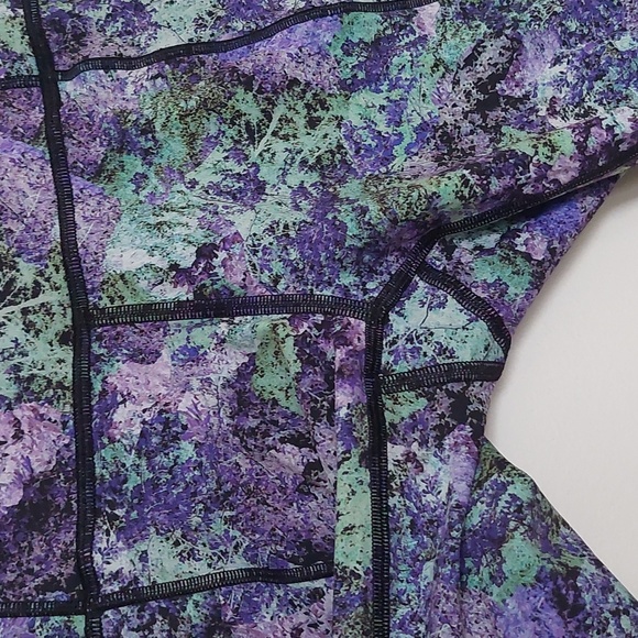 Lululemon fast & free crop II nulux 19" vivid vision - Picture 8 of 16